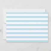 Einladung zur ersten Geburtstagsparty Blue Boy (Rückseite)