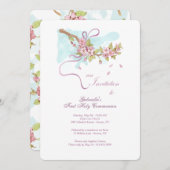 Einladung zur ersten heiligen Kommune (Vorne/Hinten)