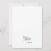 Einladung zur ersten heiligen Kommune (Rückseite)