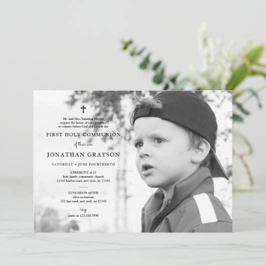 Einladung zur ersten Heiligen Kommune (Stehend Vorderseite)