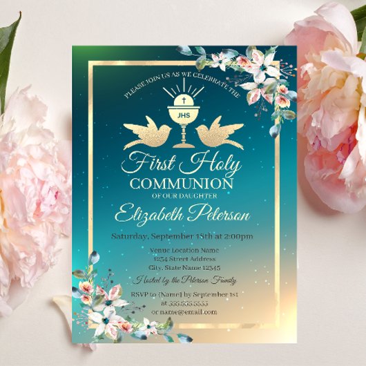 Einladung zur ersten Heiligen Kommune von Gold Cro