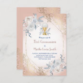 Einladung zur ersten kommunalen blassfarbenen Blum (Vorne/Hinten)