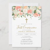 Einladung zur ersten Kommune Peach and Cream (Vorderseite)