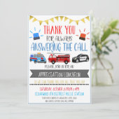 Einladung zur ersten Responder-Bewertung (Stehend Vorderseite)