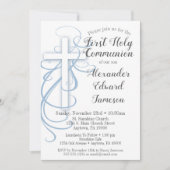 Einladung zur Erstkommunion durch das Blaue Kreuz (Vorderseite)