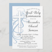 Einladung zur Erstkommunion durch das Blaue Kreuz (Vorne/Hinten)