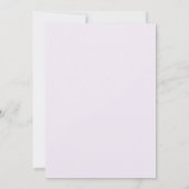 Einladung zur Erstkommunion, moderner rosa Bogen (Rückseite)