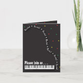 Einladung zur Erwägung von Black Piano (Vorderseite)