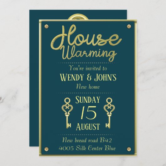 Einladung zur Erwärmung (Vorne/Hinten)