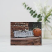 Einladung zur Erwärmung Postkarte (Stehend Vorderseite)