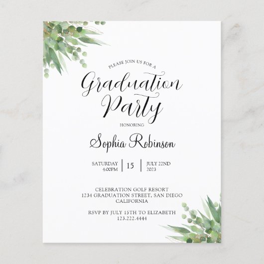 Einladung zur Eukalyptus-Graduiertengruppe (Vorderseite)