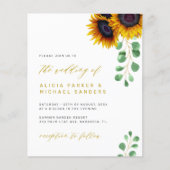 Einladung zur Eukalyptus-Hochzeit Flyer (Vorne)