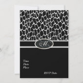 Einladung zur Exotic Prints Cow (Rückseite)