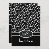 Einladung zur Exotic Prints Cow (Vorne/Hinten)