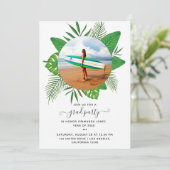 Einladung zur Exotic Tropical Island Graduation Pa (Stehend Vorderseite)