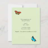 Einladung zur exotischen Verlobung (Rückseite)