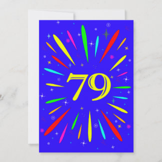 Einladung zur Explosion am 79. Geburtstag