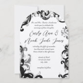 Einladung zur extravaganten Swirt-Hochzeit (Vorderseite)