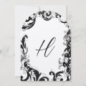 Einladung zur extravaganten Swirt-Hochzeit (Rückseite)