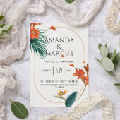 Einladung zur extravaganten Tropenhochzeit