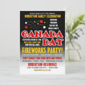 Einladung zur Familienfeier am Canada Day (Stehend Vorderseite)
