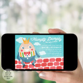 Einladung zur farbenfrohen Humpty Dumpty Baby Dusc