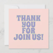 Einladung zur farbenprächtigen Geburtstagsparty (Vorderseite)