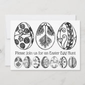 Einladung zur Färbung von Eizellen von Hand (Vorderseite)