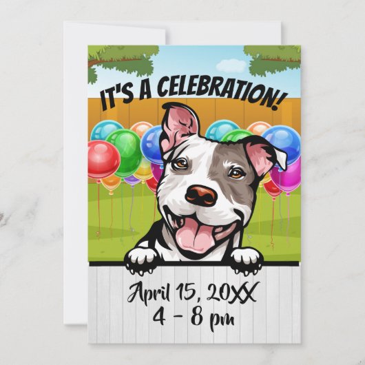 Einladung zur Feier (Vorderseite)