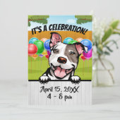 Einladung zur Feier (Stehend Vorderseite)