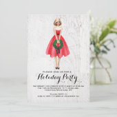 Einladung zur Feier (Stehend Vorderseite)