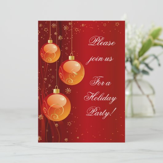 Einladung zur Feier (Stehend Vorderseite)