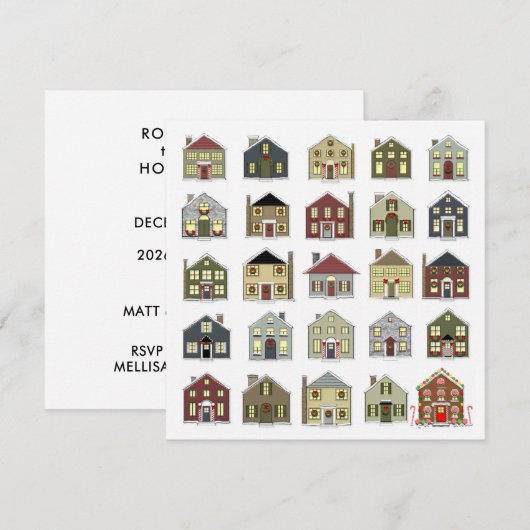 Einladung zur Feier (Vorne/Hinten)