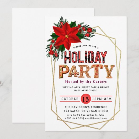 Einladung zur Feier (Vorne/Hinten)