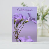 Einladung zur Feier (Stehend Vorderseite)