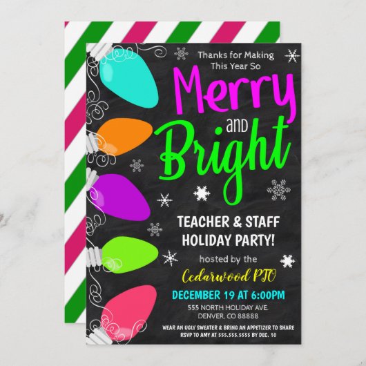 Einladung zur Feier (Vorne/Hinten)