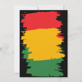 Einladung zur Feier der Black History Month (Rückseite)