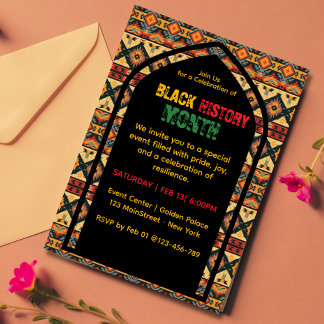 Einladung zur Feier der Black History Month