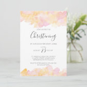 Einladung zur Feier der Feierlichkeiten in Rosa un (Stehend Vorderseite)