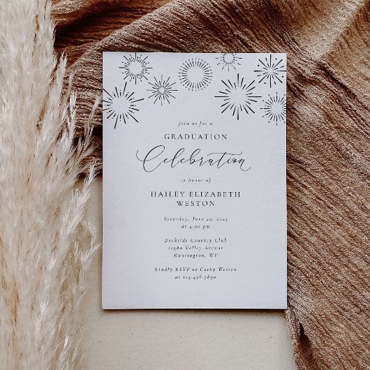 Einladung zur Feier der Feuerwerksgraduierung