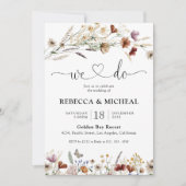 Einladung zur Feier der kleinen Wildblume (Vorderseite)