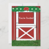 Einladung zur Feier der Roten Barne Tür Custom (Vorderseite)