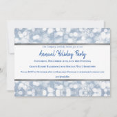 Einladung zur Feier der weißen Snowflakes (Vorderseite)