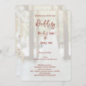 Einladung zur Feier des Brautparty (Vorne/Hinten)