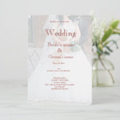 Einladung zur Feier des Brautparty (Stehend Vorderseite)