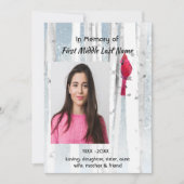 Einladung zur Feier des Lebens Gedenkgottesdienst  (Vorderseite)