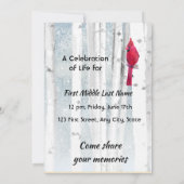 Einladung zur Feier des Lebens Gedenkgottesdienst  (Rückseite)