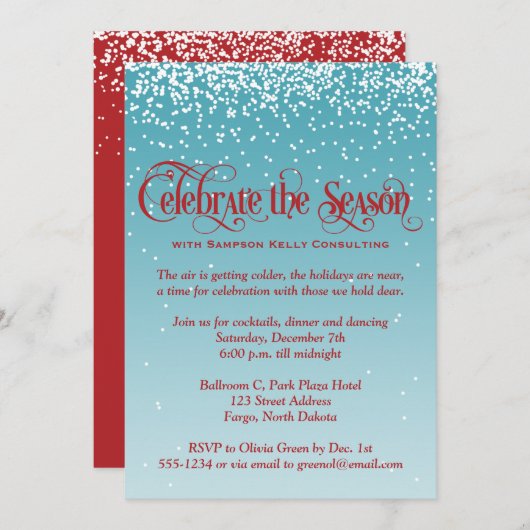 Einladung zur Feier | Feiern Sie die 2. Saison (Vorne/Hinten)