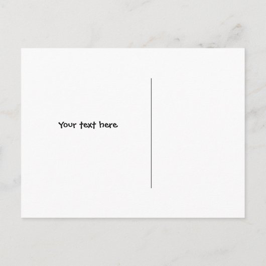 Einladung zur Feier Postkarte (Rückseite)