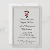 Einladung zur Feier über die tierärztliche Versorg (Rückseite)